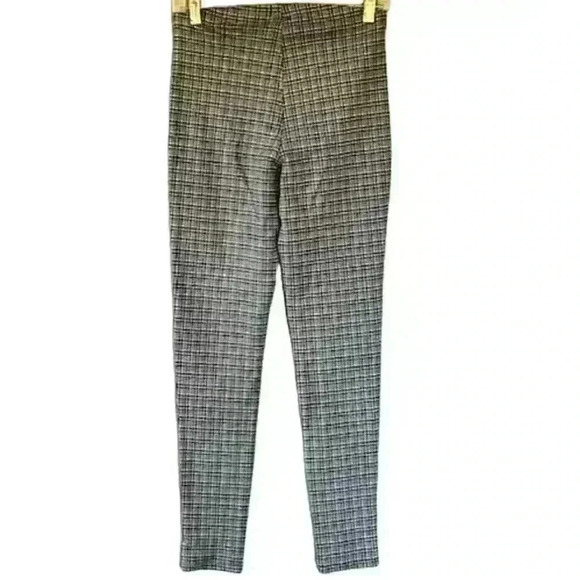 Vintage Express Black and White Checked Leggings, size XS - Picture 4 of 4